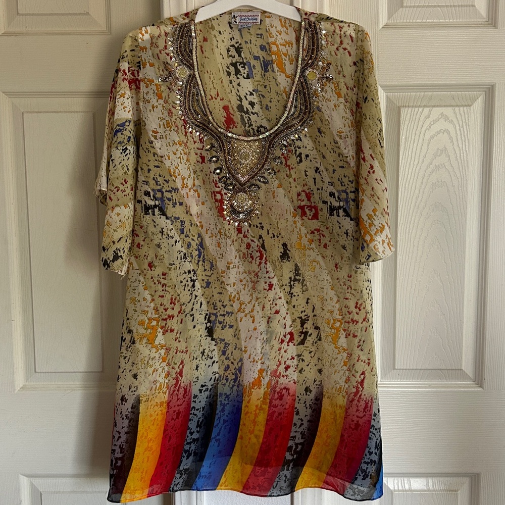 NWOT Womens small swim cover up